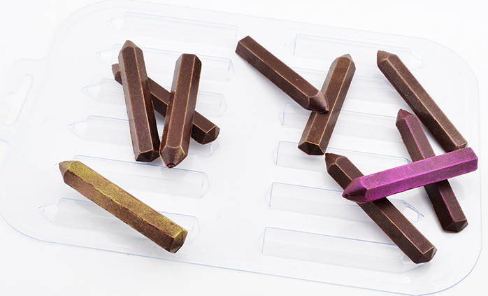 Форма пластиковая Карандаши Изображение Форма пластиковая Карандаши